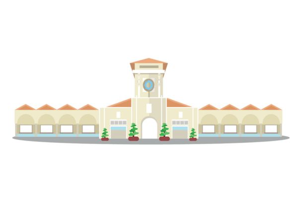 Vector chợ Bến Thành tiêu chuẩn 