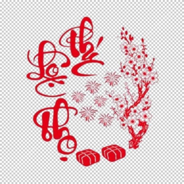 Thiết kế Tết thêm sống động với chữ Phúc Lộc Thọ thư pháp vector