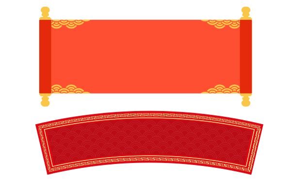 Bảng ngang chúc mừng năm mới vector