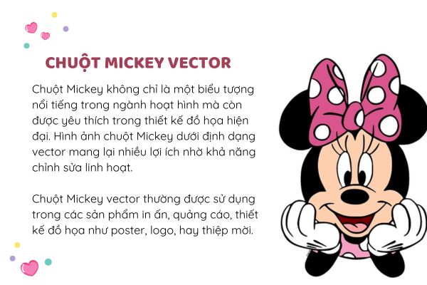 Giới thiệu về chuột mickey vector