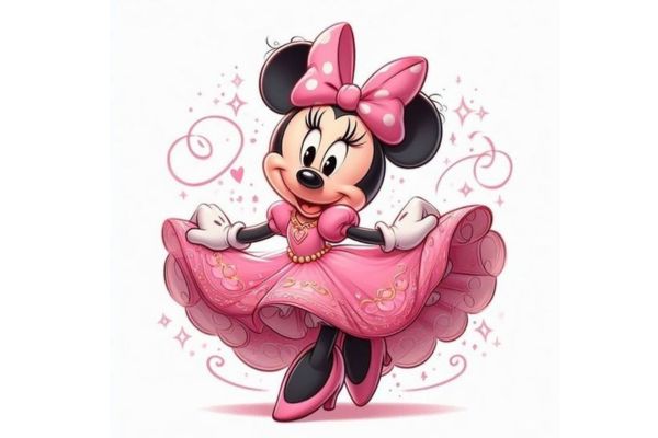 Chuột mickey vector điệu đà