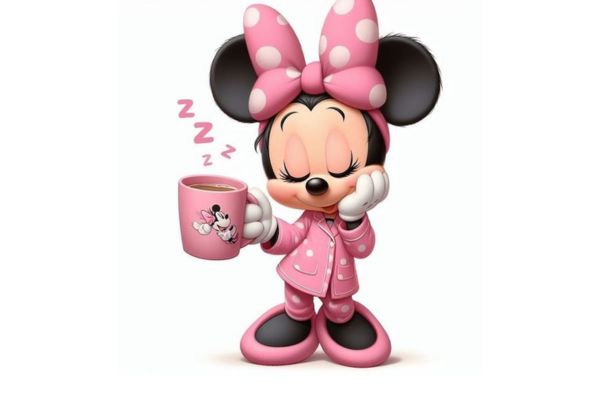 Chuột mickey vector mặc đồ ngủ
