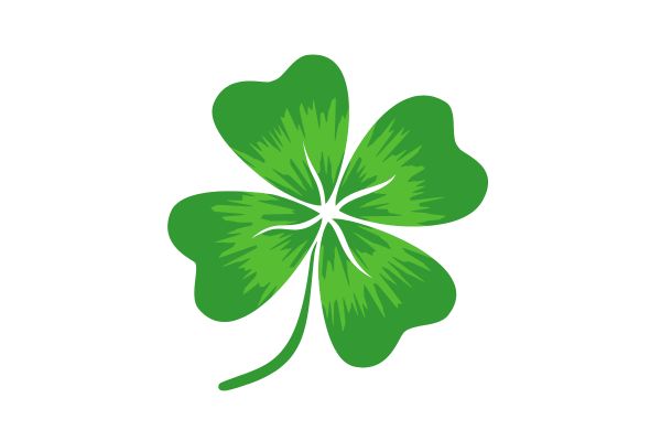 Cỏ 4 lá vector cơ bản