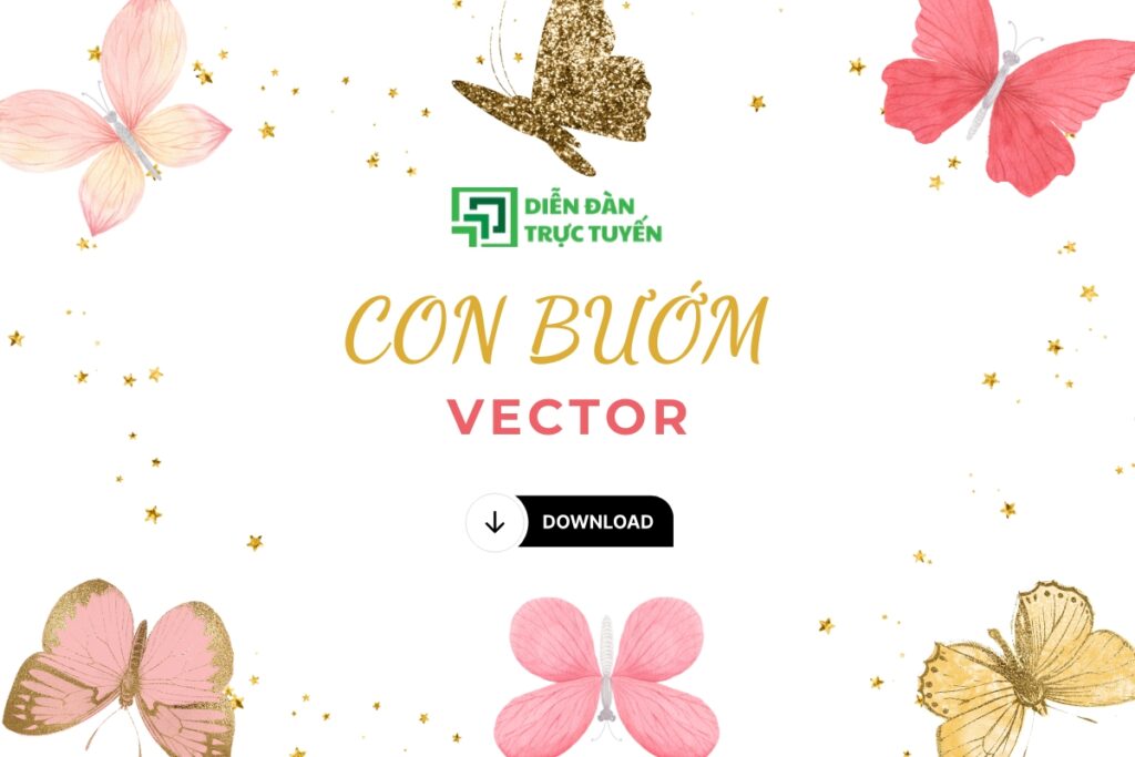 con bướm vector