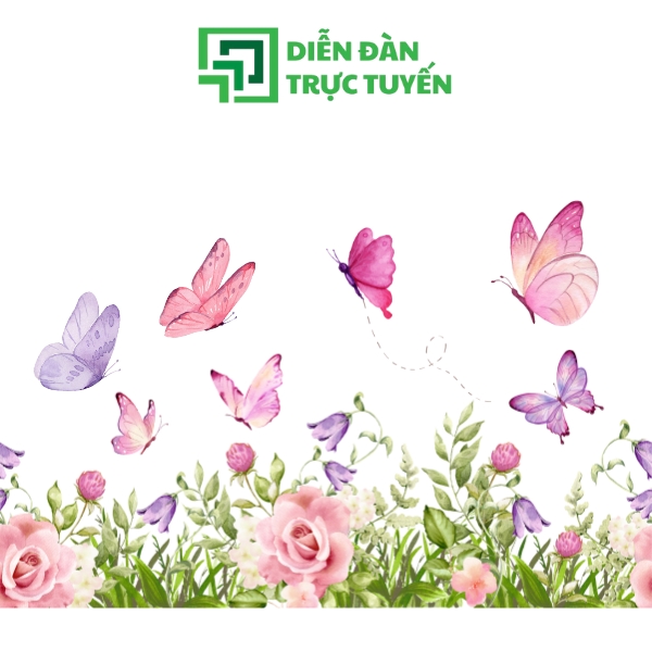 Mẫu Con Bướm Vector & Bụi Hoa