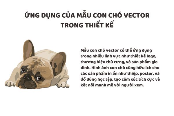 Ứng dụng của mẫu con chó vector trong thiết kế