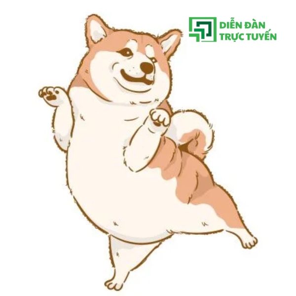 Mẫu Con Chó Mập Mạp Vector