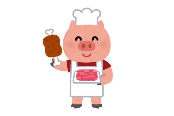 Con heo đẹp file vector làm đầu bếp