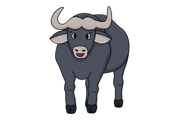 Vector con trâu basic