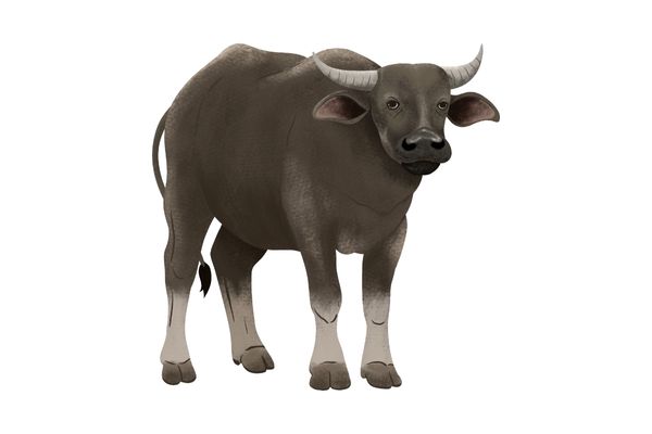 Con trâu vector phổ biến