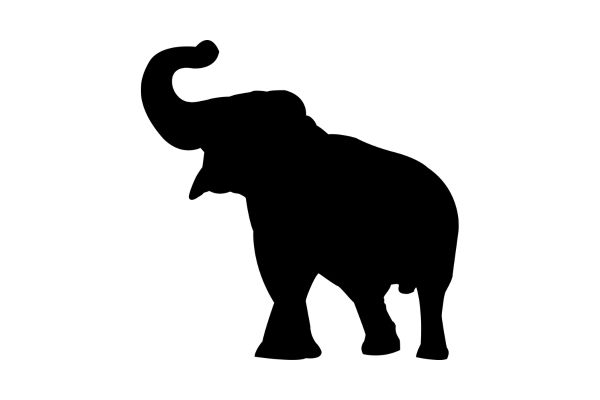 Con voi vector màu đen