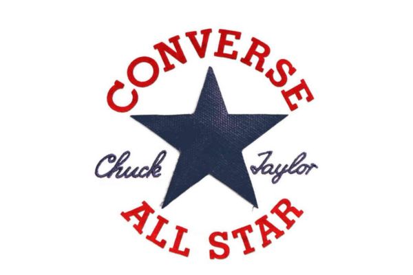 Converse logo vector ngôi sao xanh 