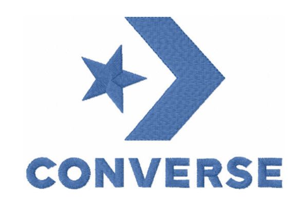 Converse logo vector xanh denim 