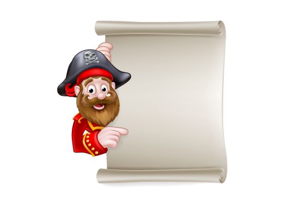 Cuốn thư vector cùng hình chibi