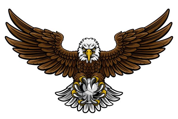 Đại bàng vector tung cánh 