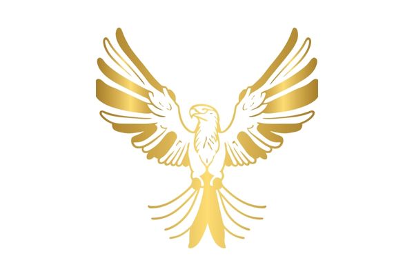 Đại bàng vector màu vàng 