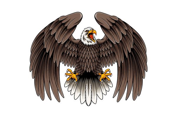 Vector đại bàng ấn tượng 