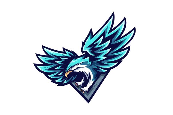 Logo tượng trưng đại bàng vector 