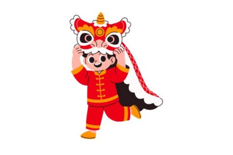 Tải 15+ Mẫu Đầu Lân Vector Cho Ấn Phẩm Tết