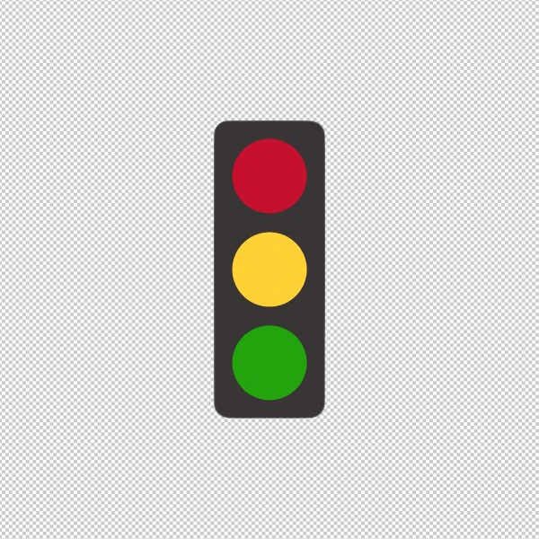 Biểu tượng đèn giao thông đỏ, vàng, xanh vector