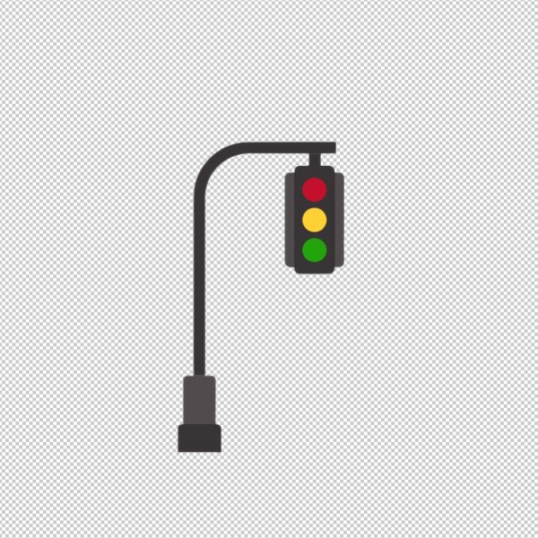 Trụ đèn giao thông vector