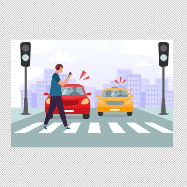 Đường phố & đèn giao thông vector