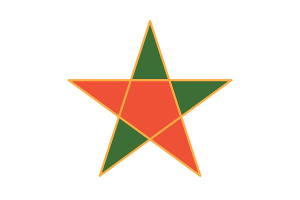 Đèn ông sao vector thông dụng