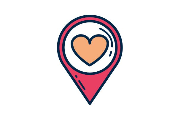 Địa chỉ vector trái tim