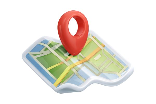 Chấm địa chỉ vector & Bản đồ