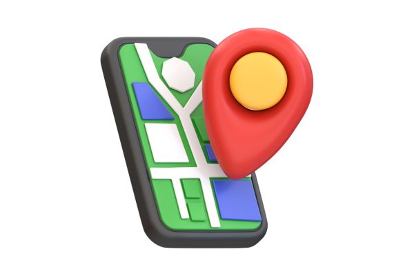 Điện thoại và định vị địa chỉ vector