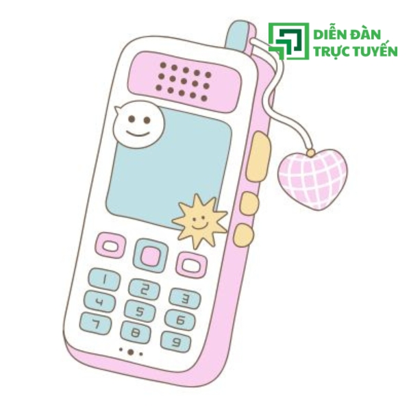 Hình: Vector Điện Thoại Y2k