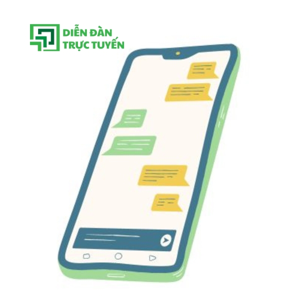 Hình: Vector Điện Thoại Nhắn Tin