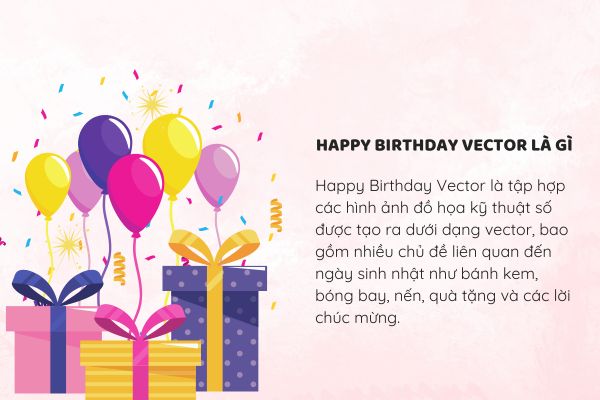 Happy birthday vector là gì? 