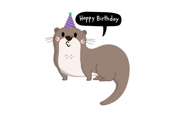 Happy birthday vector hải cẩu