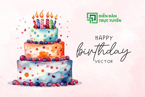 Tải Trọn Bộ Happy Birthday Vector Lung Linh Dịp Sinh Nhật