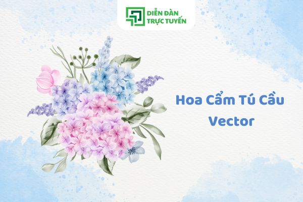 Tải 40+ Mẫu Hoa Cẩm Tú Cầu Vector Đẹp Rực Rỡ