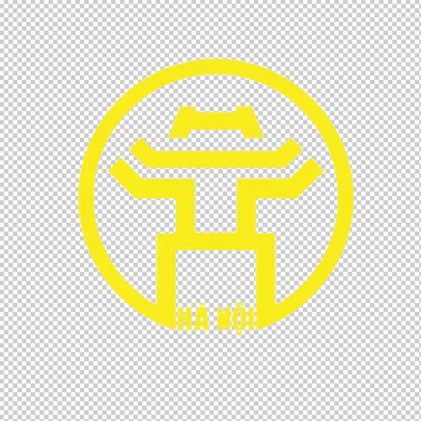 Logo Hà Nội vector vàng