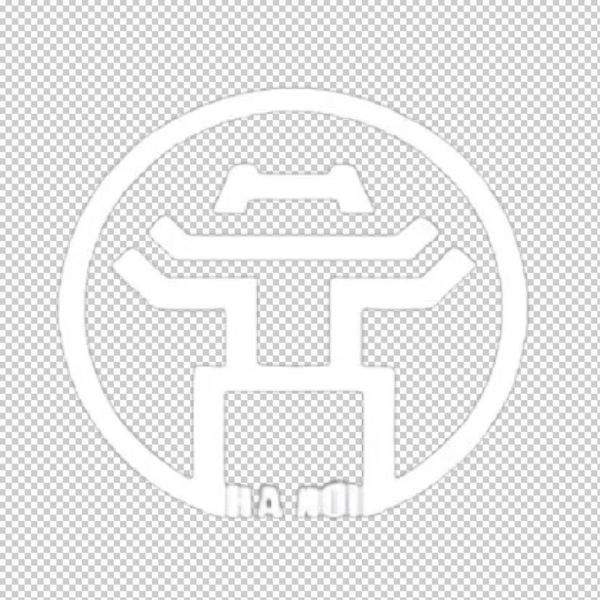 Vector Logo Hà Nội đơn sắc