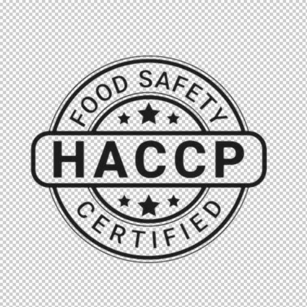 Logo HACCP vector đơn sắc