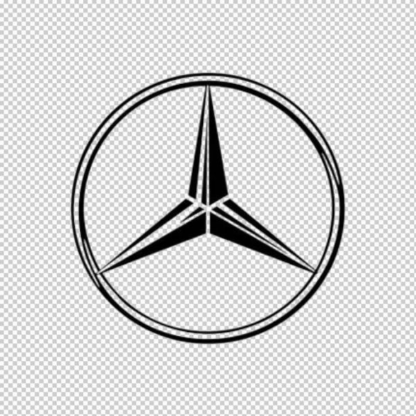 Vòng tròn logo Mercedes Benz