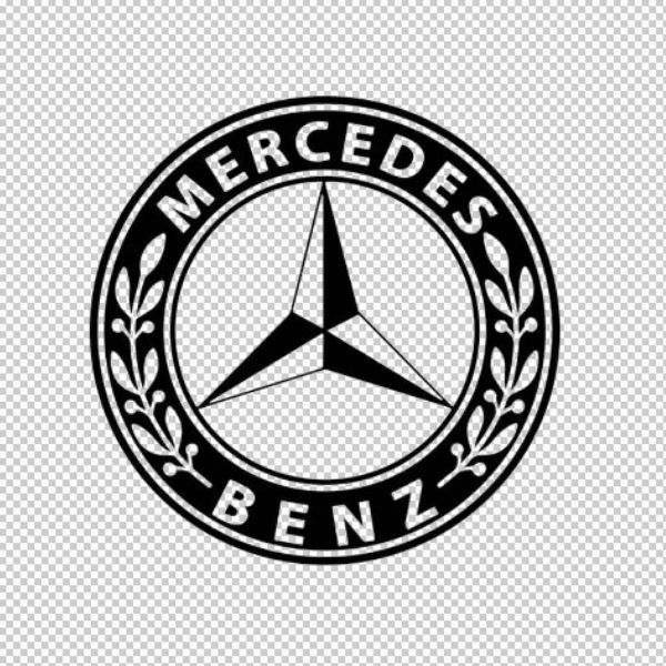 Vector Logo Mercedes Benz đen