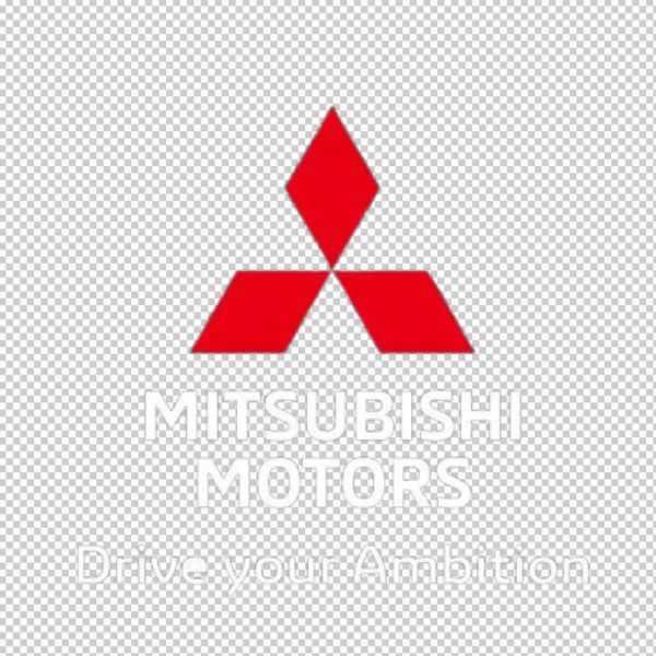 Logo Mitsubishi Vector nền đen