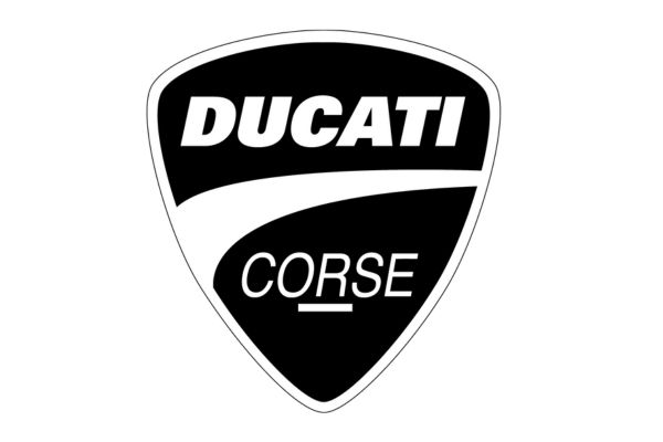 Ducati logo vector đen trắng