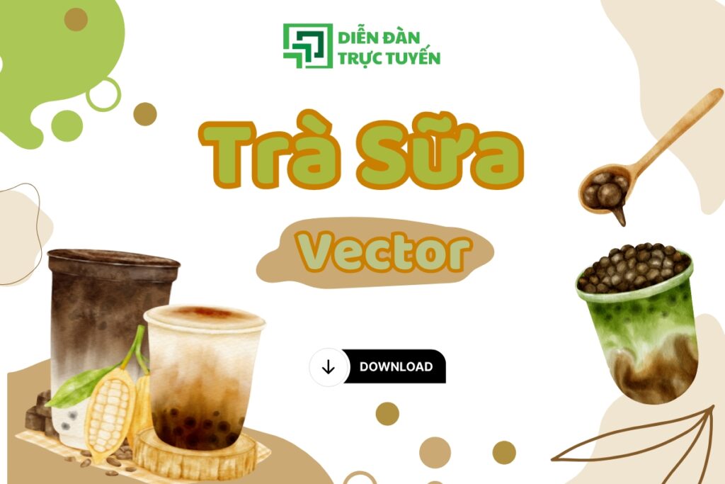 Trà Sữa vector
