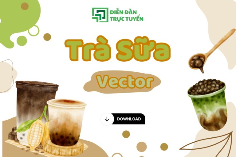 Trà Sữa vector