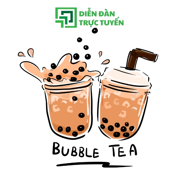 Mẫu Ly Trà Sữa Vector Hấp Dẫn