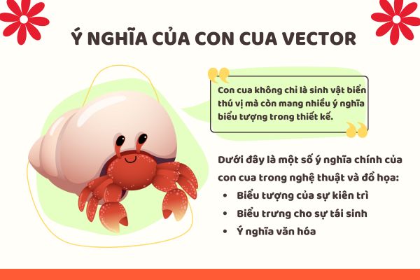 Ý nghĩa của con cua vector trong thiết kế và đời sống