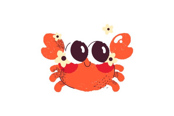 Con cua vector đáng yêu