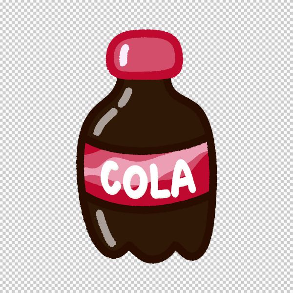 Vector đồ ăn vặt nước ngọt cola