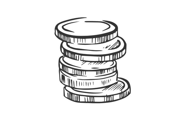 Đồng tiền xu vector basic